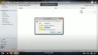 Outlook Gmail | Not able to Configure Outlook | Setup Gmail in Outlook