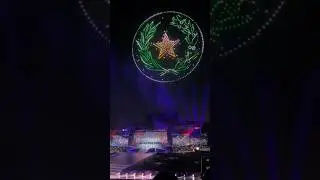1000-drone show at the opening of the Pan American Junior Games in Asuncion, Paraguay
