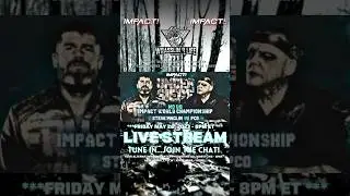 #impactwrestling Live Coverage Tonight! #undersiege Live @8pm. #stevemaclin vs #pco&hellip;Tune In!