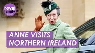 Princess Anne Visits a College Campus in Northern Ireland