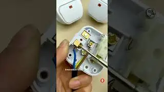 3 Pin Mains Plug Top with switch on/off 250V 13A Fused Switched Neon Light || #shorts #short