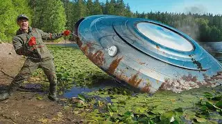 May Nahukay Akong 'UFO' Habang Nagma-Magnet Fishing!