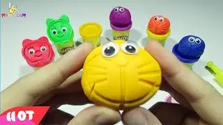 Video Play Doh Cartoon character DOREMI  | Blind Bags  | RainbowLearning
