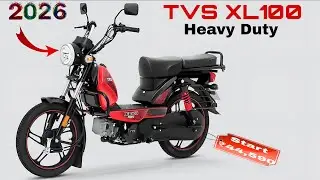 2026 TVS XL 100 heavy Duty | With New Update  | Detailed Review 🔥