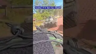 Another Thai Army VT-4 Tank Gun Barrel Blasted at the Front!!