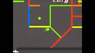 Neon Maze - Flash Game Preview