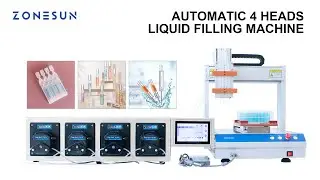 How To Use 4 Nozzles Peristaltic Pump Small-volume Liquid Filling Machine