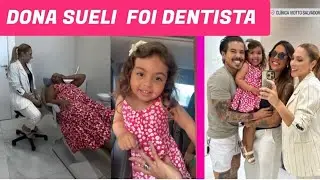 Biel e tays  levaram dona sueli a mãe  da tays  no dentista  veja só !