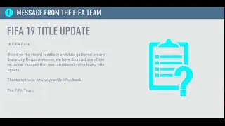 FIFA 19- Title Update #10
