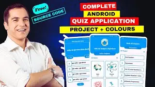 Part-2 Create Project And Colors |  how to make quiz app in android studio | quiz app android studio