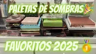 FAVORITOS 2025 🥇 PALETAS DE SOMBRAS 🌈 ranking de todas las paletas usadas en el a&ntilde;o.