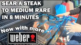 Searing Steaks with Weber's Sear Station