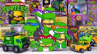 Unboxing Teenage Mutant Ninja Turtles | Secret Box of 4 Ninja Turtle Warriors | Battle Arena Playset