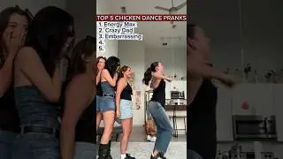 CHICKEN DANCE PRANKS 🐔💃 Funniest Reactions #shorts #funny #comedy