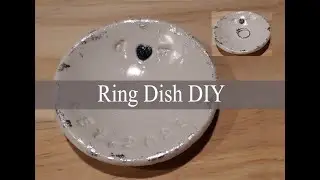 Ring Dish DIY - Polymer Clay - Gold leaf clay ring dish - Silver leaf clay ring dish - clay bowl
