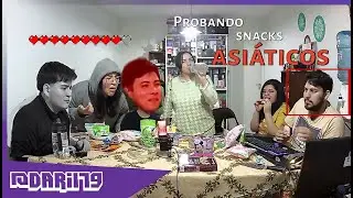 Probando Snacks Asiáticos con la banda