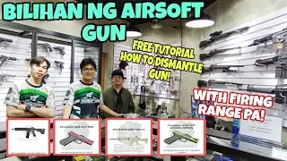 BILIHAN NG BUDGET AIRSOFT GUNS| TACTICAL EQUIPMENT| MAY SHOOTING RANGE PWEDE MAG PRACTICE SHOOTING