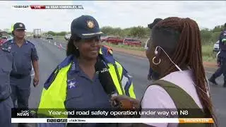 Free State Transport holds safety roadblock on N8 - Kamogelo Seekoie reports
