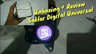 53# Unboxing + Review Speedometer Digital Universal