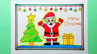 How to Draw Santa Claus Step by step 2025 |Merry Christmas Drawing | Santa Claus Drawing 