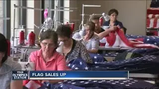 Sales of American flags are up
