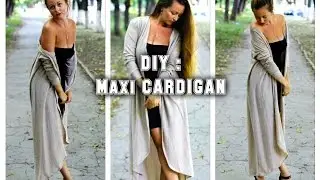DIY Maxi Cardigan-  Cardigan Lung