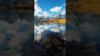 Automne 🍂🍁🏞️#natural #nature #paysage #lac #canada #automne #beautiful #neige #landscape #shorts