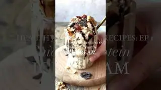 Healthy Snickers Protein Ice Cream #protein  #icecream #healthyrecipes