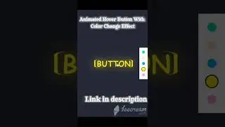 Animated Hover Button With Color   Link in description #shorts