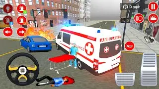 Ambulance Simulator 2021-#1 New Cars Driving Games-Robot Ambulance |Rescue Games | Ambulance Game