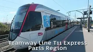 Paris Region Line T11 Express - 100 km/h Tramway