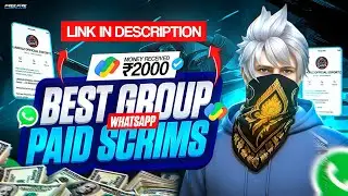 Free Fire Best Paid Scrims Whatsapp Group 🏆 🔥 Best Esports Tournament Group | Earn Upto 2000/- Daily