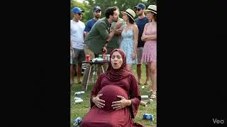 Crowd amazed by hijabi's soda-drinking exploits 2