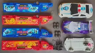 Police Car,Trailer Truck Toy,Car Police Light,Car Police Cartoon,Police Car Stunts,Gadi Wala Cartoon