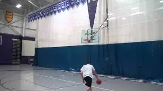 Finishing moves: Reverse layup with inside hand - right side