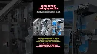 Coffee powder packaging machine  #powder packaging machine #automatic packaging equipment  #machine