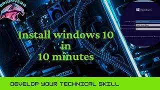 Windows 10 installation step by step|#windows10install #windows10guide
