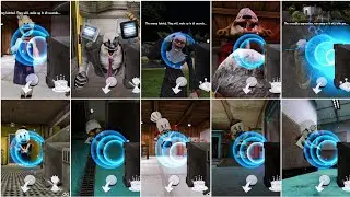 Ice Scream 8 Microwave Gun Vs All Enemies
