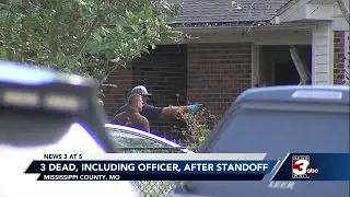 Officer among three dead in Mississippi County incident