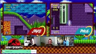 Nerdy Up North Twitch - Jake Vs Paul Sonic Race to see who is the fastest man alive