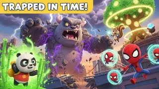 Bao The Panda and Spider Kid Battle Chaos and Time in a Magical Adventure Full of Heart and Hop