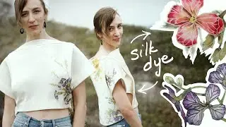 Draping & Sewing a Kimono Inspired 2 Piece Blouse + Silk Painting