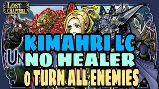 DFFOO GL - Kimahri LC Featuring Delay Team | All Enemies No Turn At All