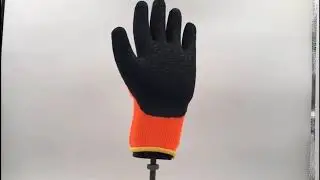 Latex Crinkle Coating Gloves