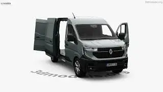Renault Master Panel Van L2H2 with HQ interior 2025 3D model by 3DModels.org