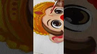 Bal Hanuman Painting : Acrylic Colours / Mic Arts / Painting / Bajrangbali Painting / Art / Lord Ram