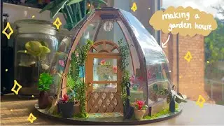 Making a miniature ✨garden house✨
