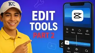 CapCut Edit Tools (Part 2):  Transition, Crop & Overlay  |  Tagalog with English Sub-title