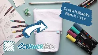 ScrawlrBlanks Pencil Case - Unboxing & Art