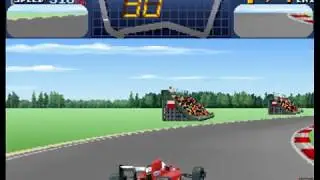 Final Lap 3 - Namco System 2 Derivative - England - Red (Ferrari) - Corrida Completa/Full Race